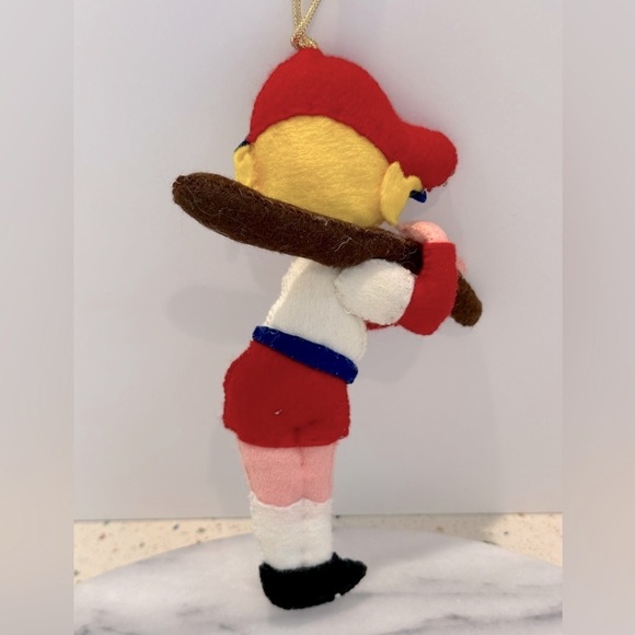 Vintage Bucilla Softball‎ Girl Holiday Christmas Ornament - Picture 3 of 3